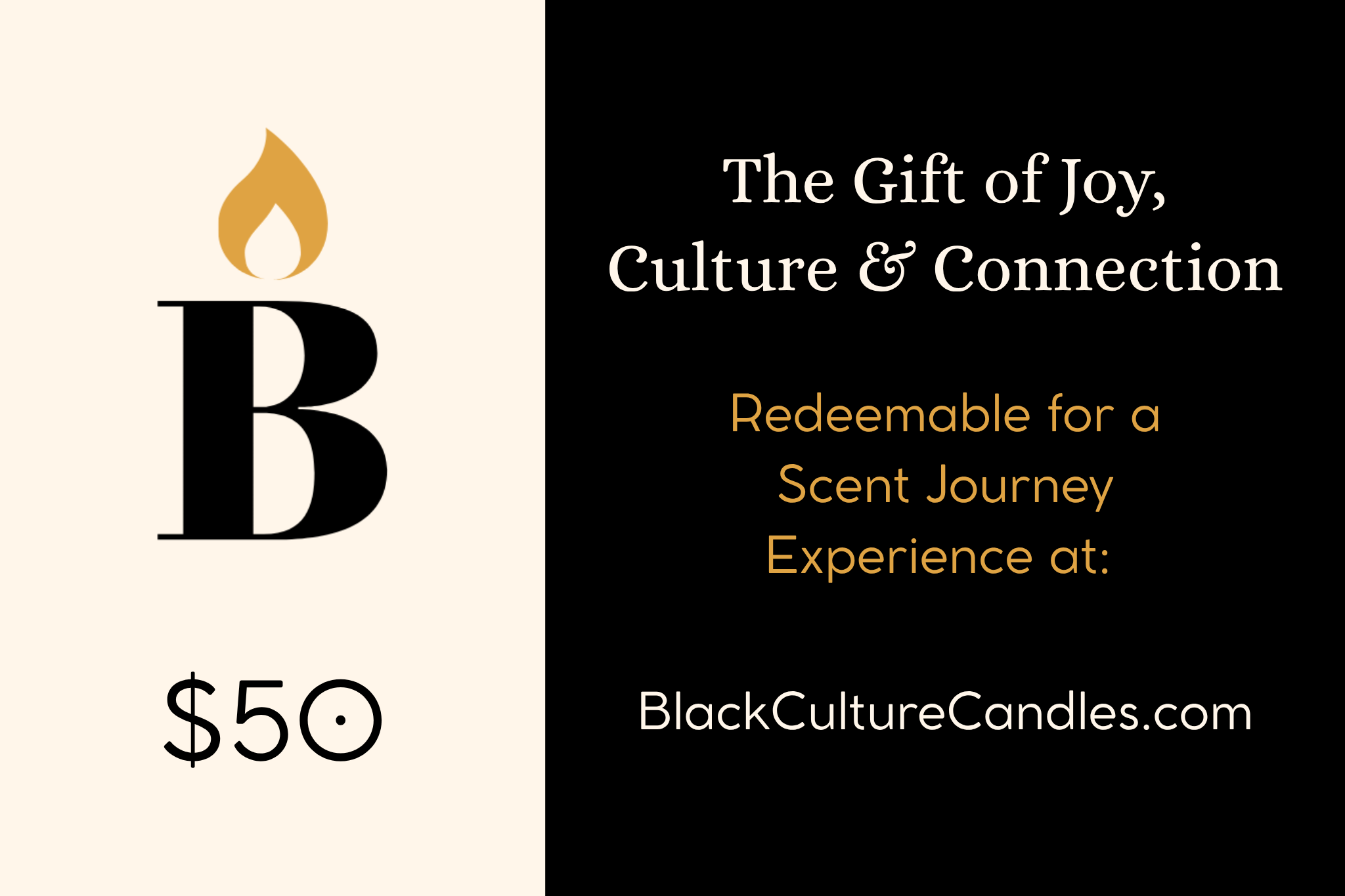 Gift Card | Black Culture Candles