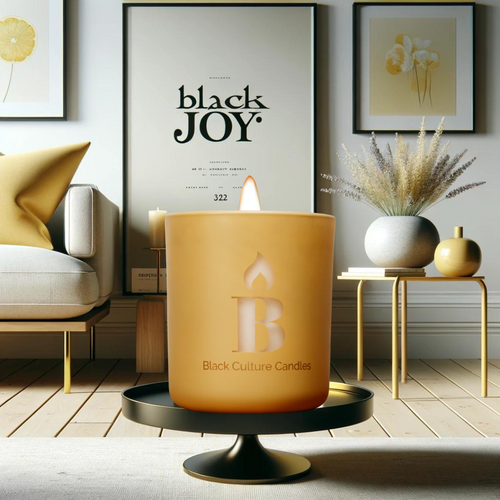 Experience a Burst of Tropical Energy with a Black Joy Candle by Black Culture Candles. Let the invigorating notes of citrus and light florals transport you to warm, bright summer days. This luxury handcrafted candle, made with the highest quality non-toxic ingredients, celebrates the rich and vibrant history of Black joy, culture, and connection. Proudly crafted in Akron, OH.