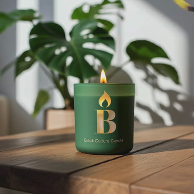 Hand-poured Grandma’s Garden candle in etched glass, 8oz or 13oz. Vegan coconut apricot wax and a crackling wood wick fill your space with soft floral, green tea, and amber notes.