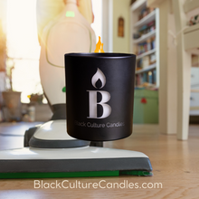 Load image into Gallery viewer, Cleaning Day Candle from Black Culture Candles, infused with the uplifting scent of fresh cleanliness, celebrating, joy, culture and connection through luxury, non-toxic, handcrafted candles, Akron, OH.
